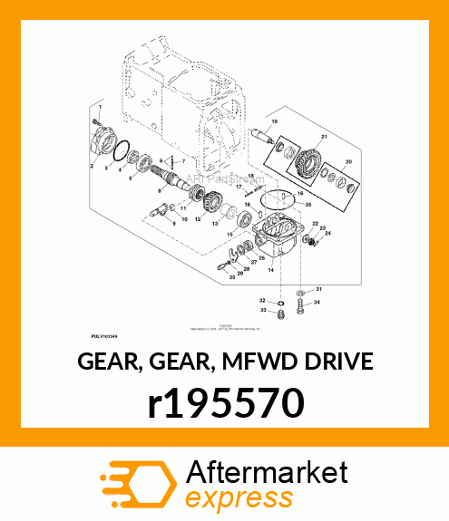 GEAR, GEAR, MFWD DRIVE r195570