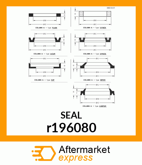 SEAL, ASPIRATOR r196080