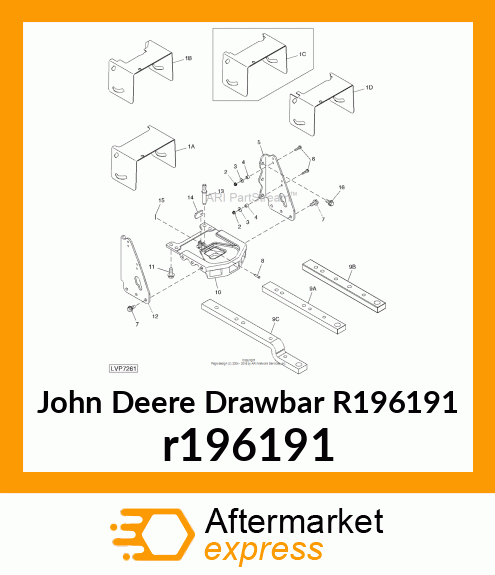 DRAWBAR, HEAVY DUTY r196191