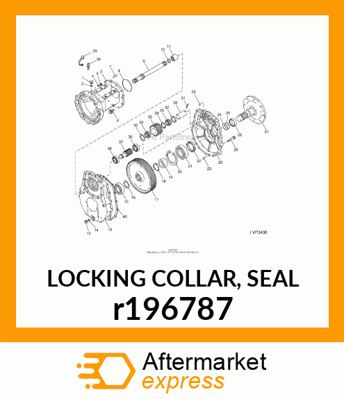 LOCKING COLLAR, SEAL r196787