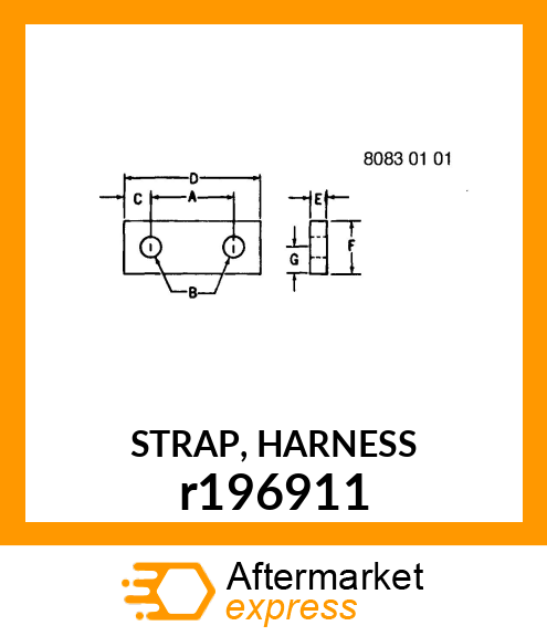 STRAP, HARNESS r196911