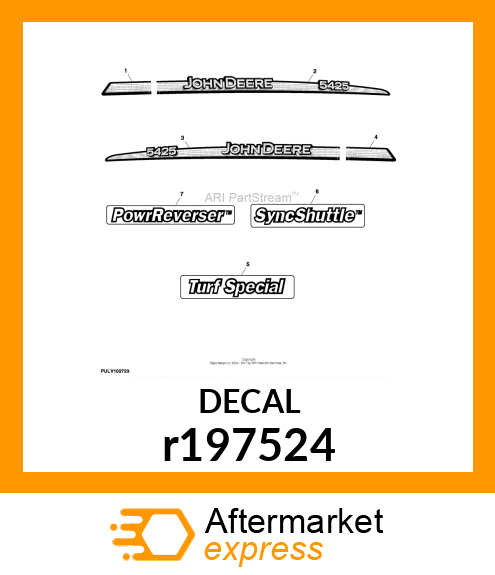 LABEL, COWL, RH r197524