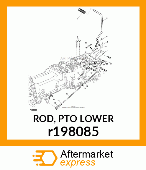 ROD, PTO LOWER r198085