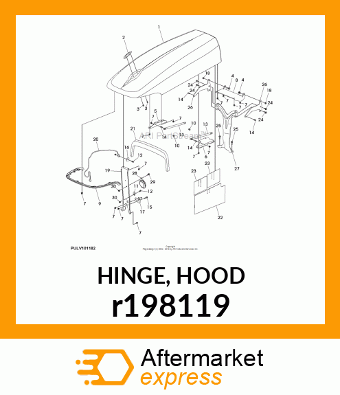 HINGE, HOOD r198119