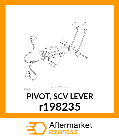 PIVOT, SCV LEVER r198235