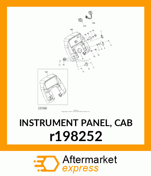 INSTRUMENT PANEL, CAB r198252