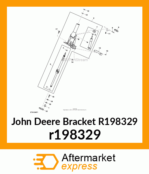 BRACKET, STEERING, LOWER COVER r198329