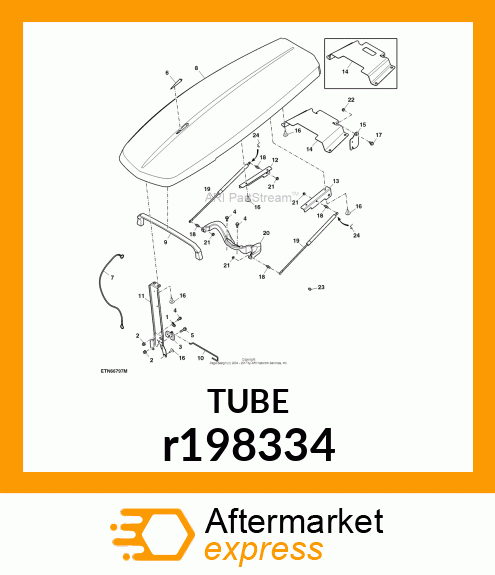 ROD, HOOD LATCH RELEASE r198334