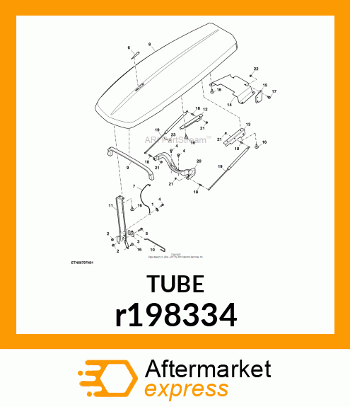 ROD, HOOD LATCH RELEASE r198334