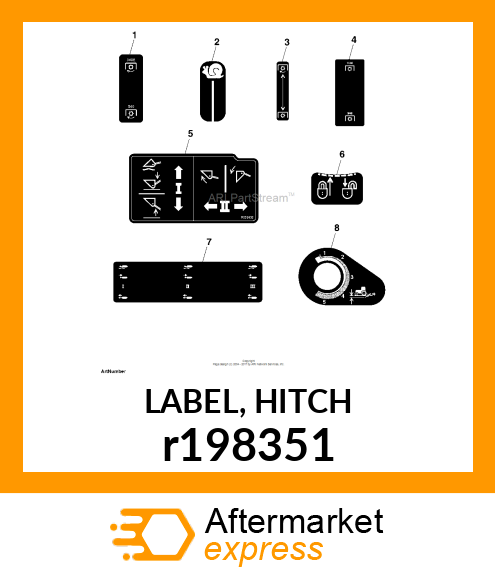 LABEL, HITCH r198351