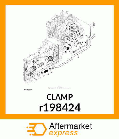 HALF CLAMP, CONSTANT TENSION r198424