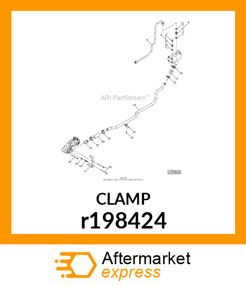 HALF CLAMP, CONSTANT TENSION r198424