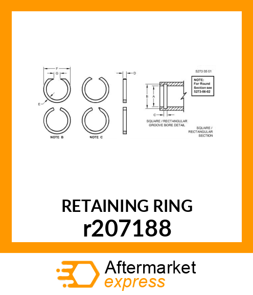 RING, RETAINING r207188