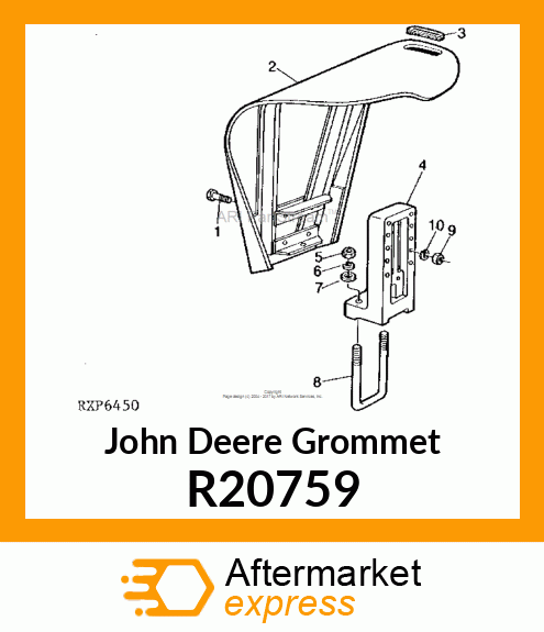 GROMMET, RECTANGULAR R20759