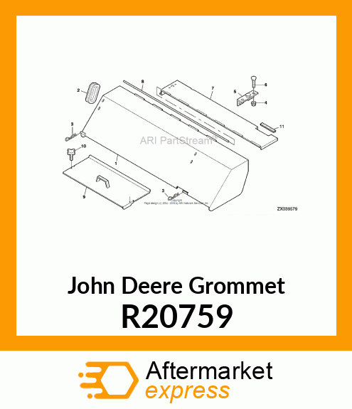 GROMMET, RECTANGULAR R20759