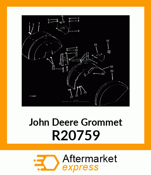 GROMMET, RECTANGULAR R20759