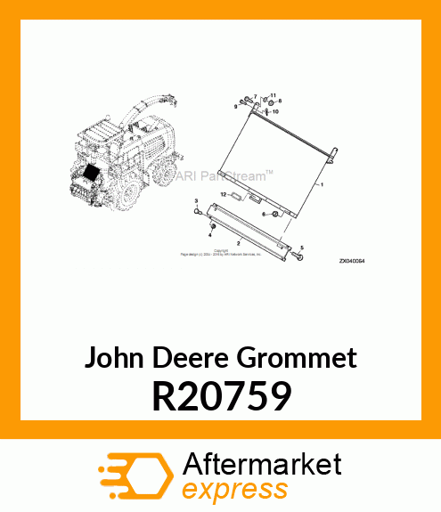 GROMMET, RECTANGULAR R20759