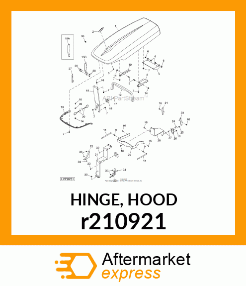 HINGE, HOOD r210921