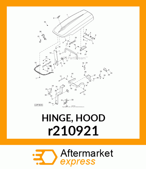 HINGE, HOOD r210921