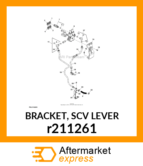 BRACKET, SCV LEVER r211261