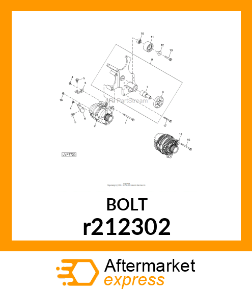 CAP SCREW, HEX FLANGE, M8 X 110 r212302