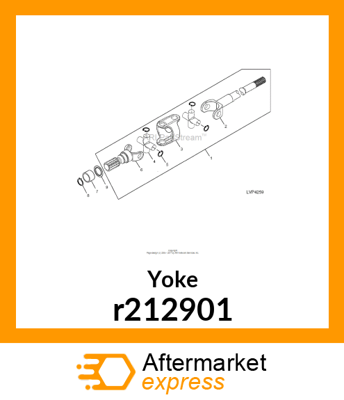 UNIVERSAL JOINT, CENTRAL BODY r212901
