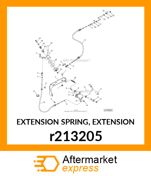 EXTENSION SPRING, EXTENSION r213205