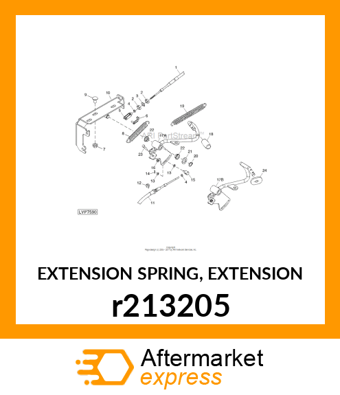 EXTENSION SPRING, EXTENSION r213205