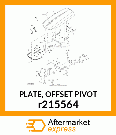 PLATE, OFFSET PIVOT r215564