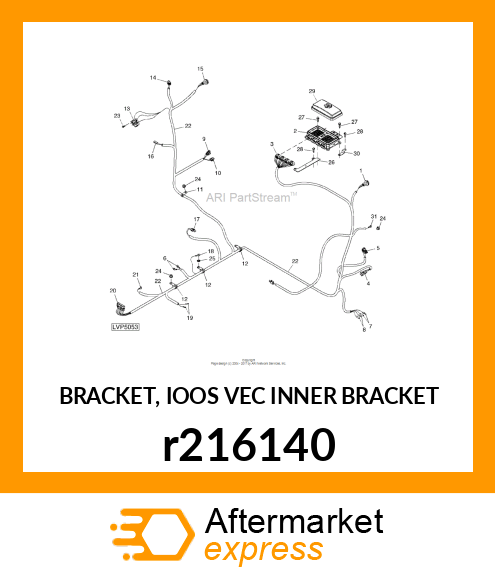 BRACKET, IOOS VEC INNER BRACKET r216140