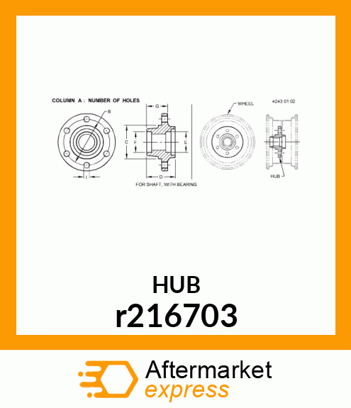 HUB, MID r216703