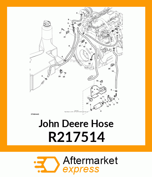 HOSE, RETURN LINE END R217514