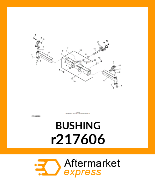 BUSHING, PIVOT TUBE r217606