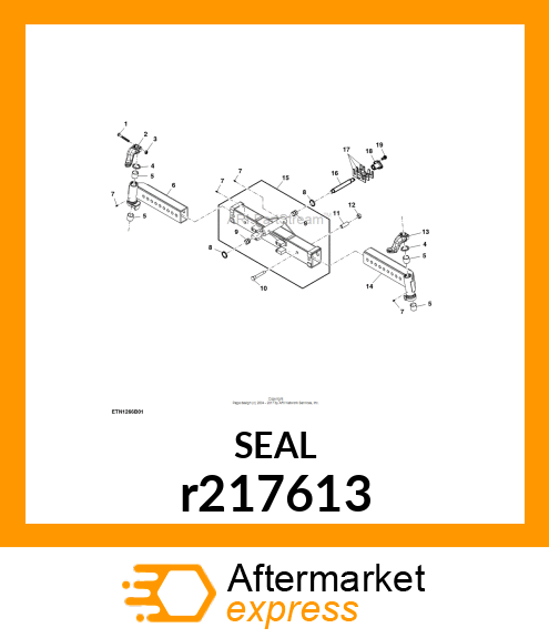 SEAL, PIVOT TUBE r217613