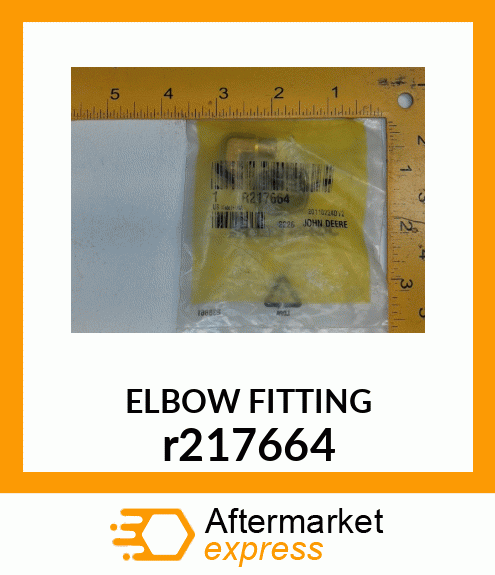 ELBOW FITTING, 1/8 NPT MALE ELBOW r217664