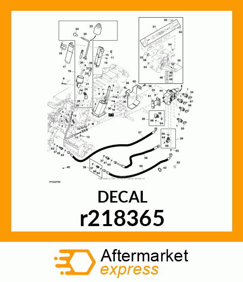 LABEL, JOYSTICK LOCK r218365