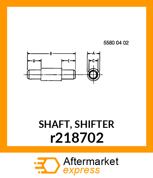 SHAFT, SHIFTER r218702