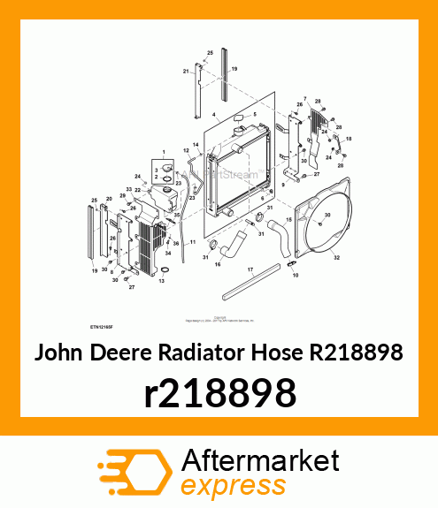 RADIATOR HOSE, UPPER r218898