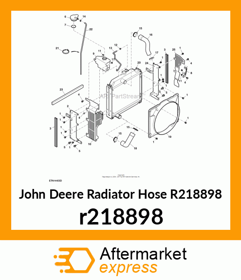 RADIATOR HOSE, UPPER r218898