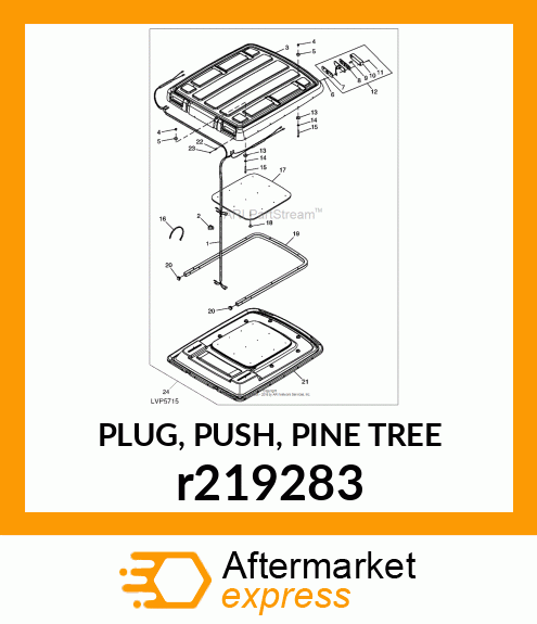 PLUG, PUSH, PINE TREE r219283