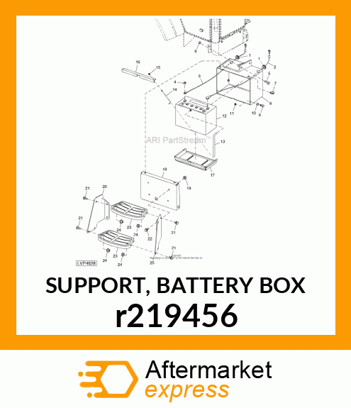 SUPPORT, BATTERY BOX r219456