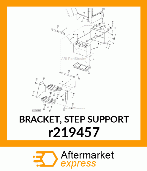 BRACKET, STEP SUPPORT r219457