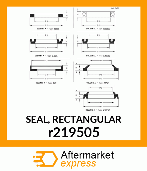 SEAL, RECTANGULAR r219505