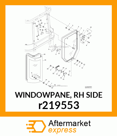 WINDOWPANE, RH SIDE r219553