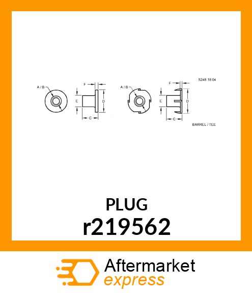 NUT, BARREL r219562