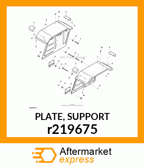 PLATE, SUPPORT r219675