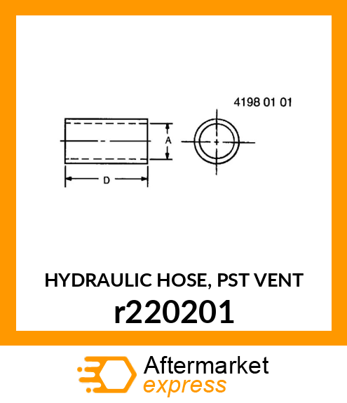 HYDRAULIC HOSE, PST VENT r220201