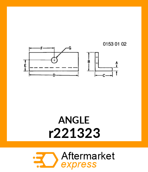 ANGLE, ANGLE SENSOR PLATE CLAMP r221323