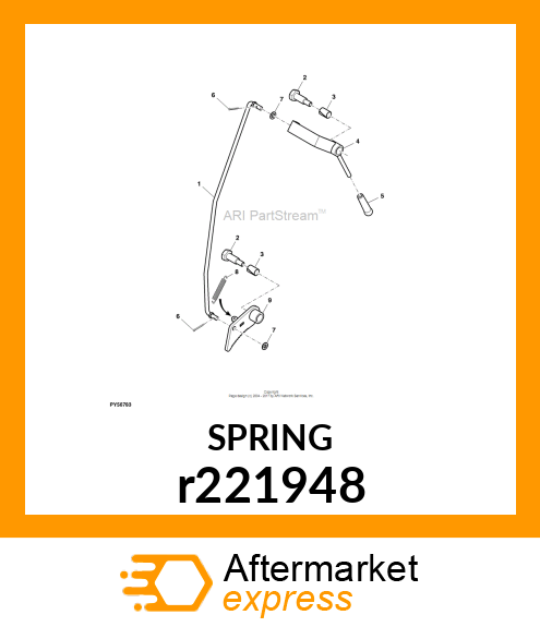 EXTENSION SPRING, PARK PAWL r221948