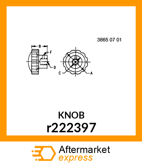 KNOB, SHALLOW GRAB VERSION r222397